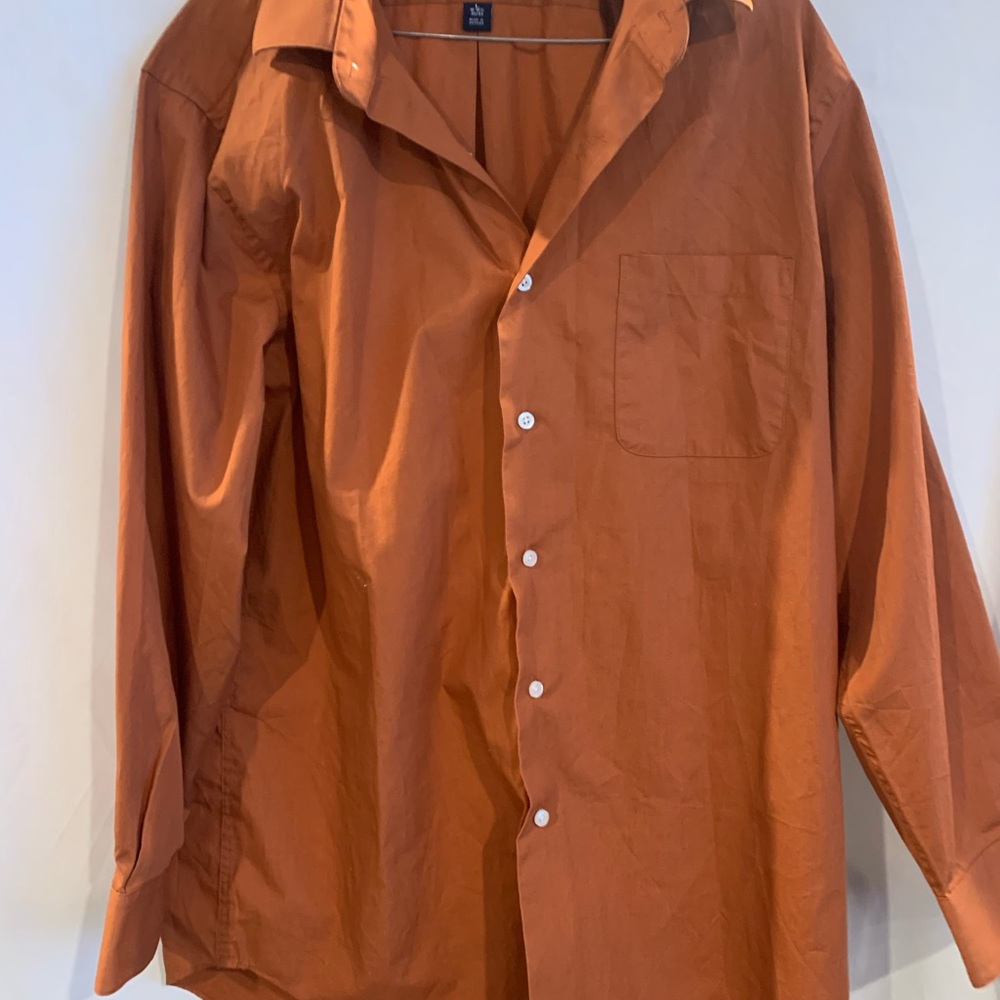 Architect Burnt Orange Regular Fit Shirt